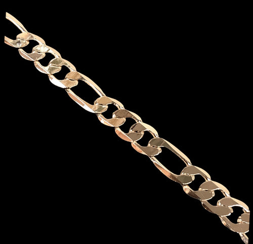 Bold Figaro Bracelet – 8.8mm Gold Filled ◈ Pulsera Oro Laminado